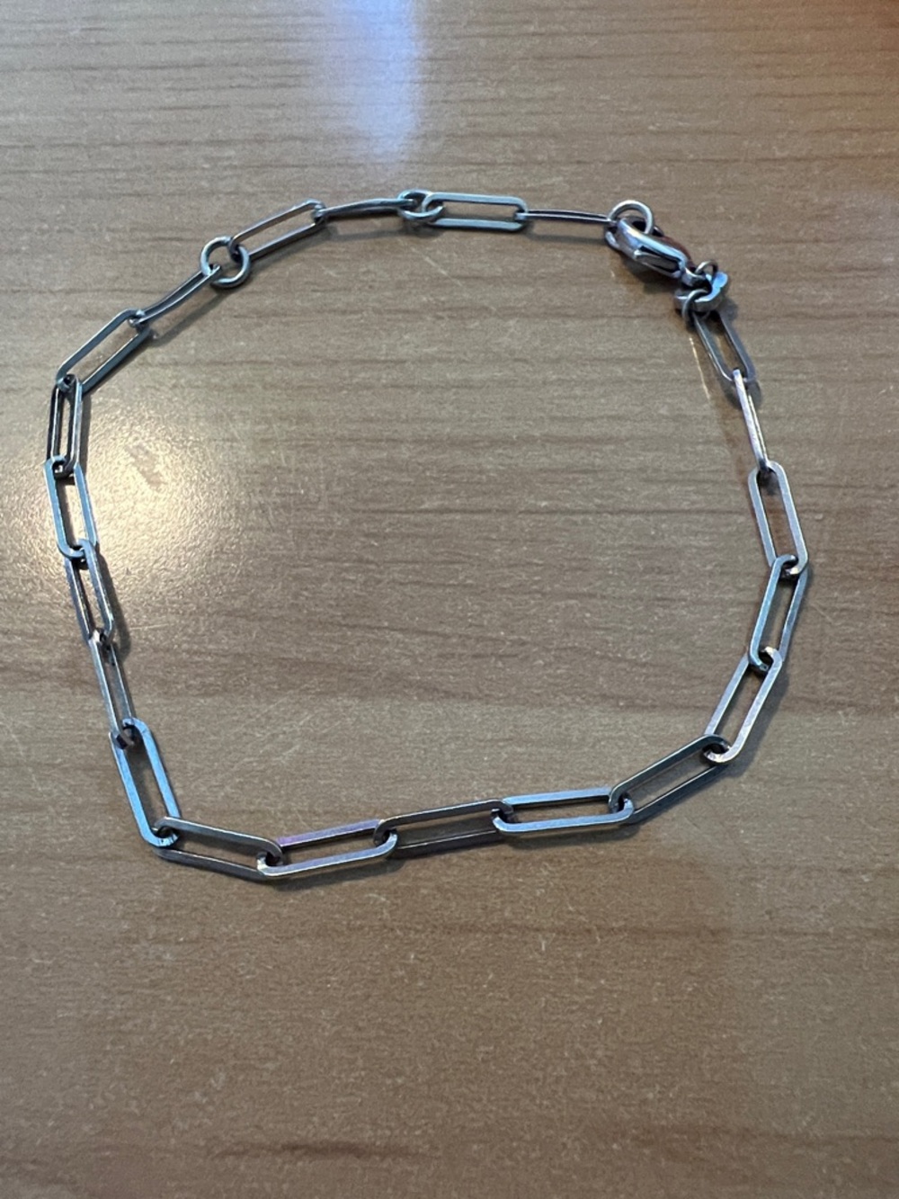 Kendra Scott Silver Paperclip Link bracelet